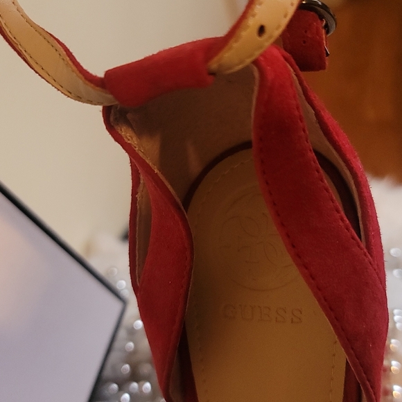 Guess Womens Kenzie2 Open Toe Ankle Strap Classic Pumps - Picture 3 of 8